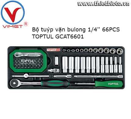 Bộ tuýp vặn bu lông 1/4