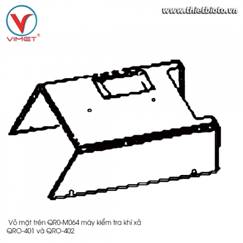 Vỏ mặt trên máy kiểm tra khí xả QRO-401 và QRO-402